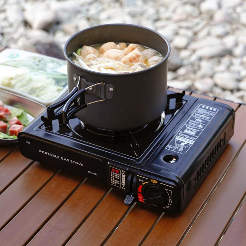 Portable Gas Stove with Can of Gas