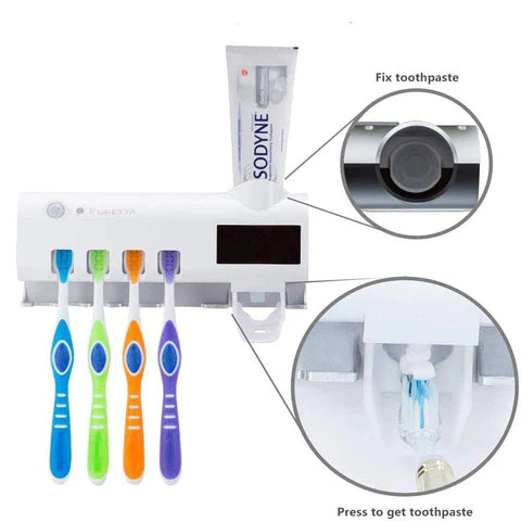 UV Light Toothpaste Dispenser